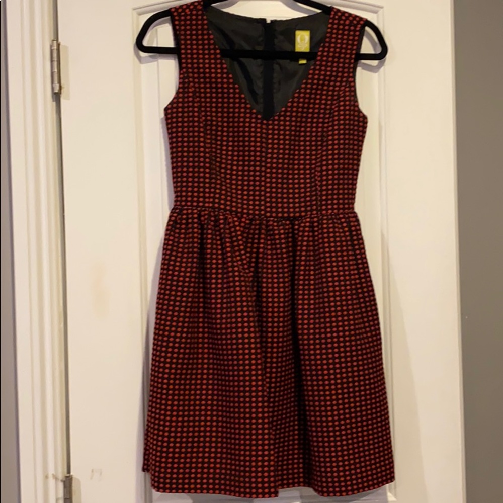 Black and Red Dress